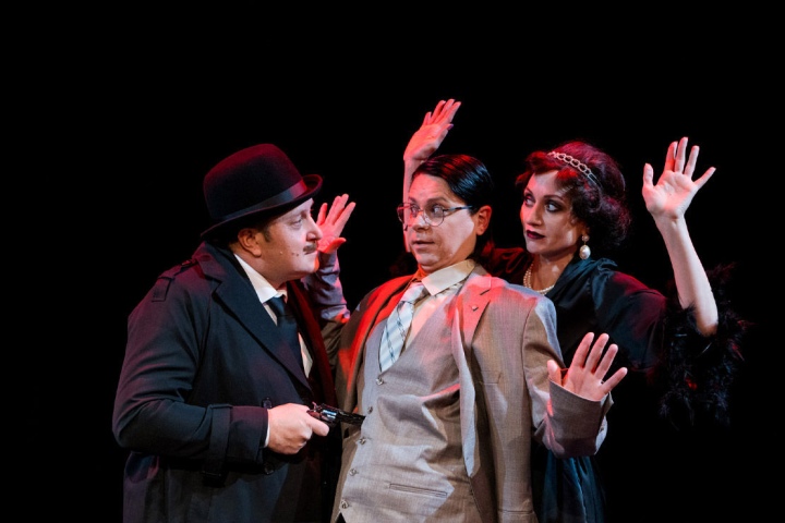 Сцена из спектакля «Король. Дама. Валет.» Сцена из спектакля «Король. Дама. Валет.»